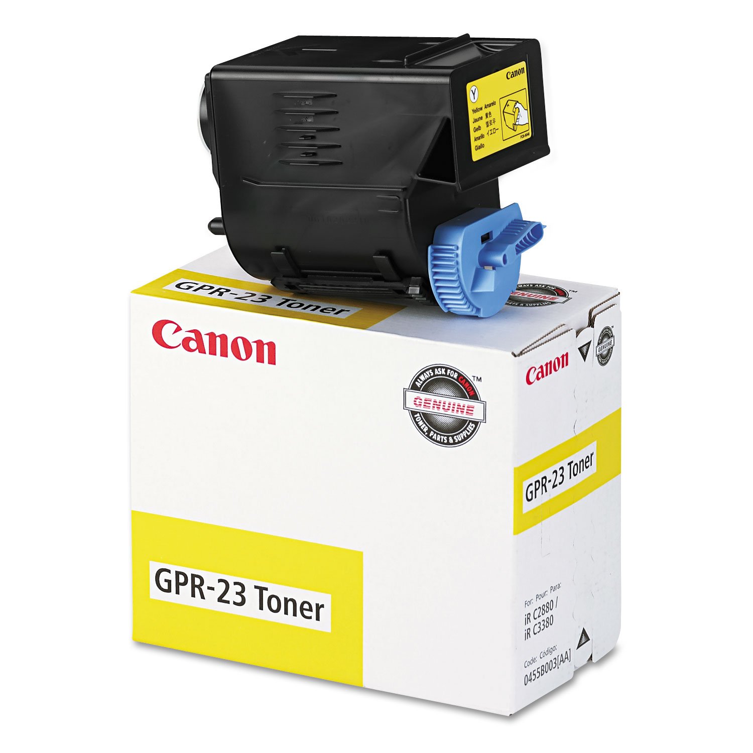 Original Toner Cartridge CNM0455B003AA / 0455B003AA GPR-23 Compatible for HP Printers - High Yield Replacement for Home & Office Printing Needs