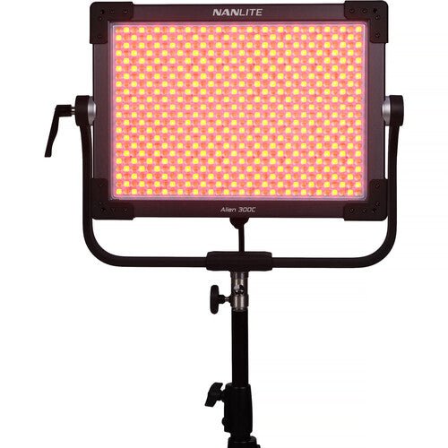 Nanlite Alien 300C RGBWW LED Panel with Softbox & Eggcrate - Professional Studio Lighting for Photography, Videography, and Live Streaming