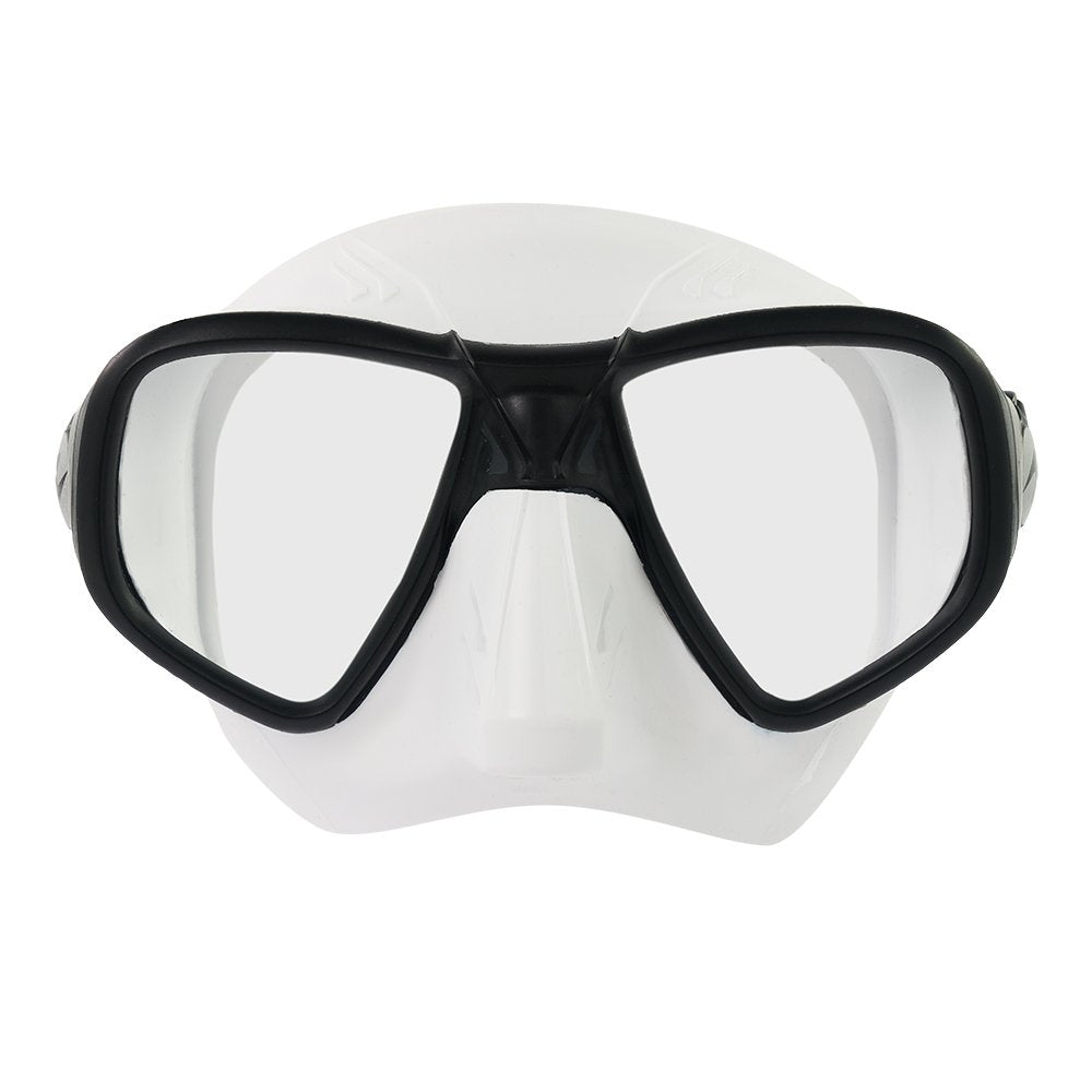 Aqualung Micromask X Snorkeling Mask - White/Black - Comfortable & Anti-Fog for Scuba Diving, Snorkeling & Water Sports