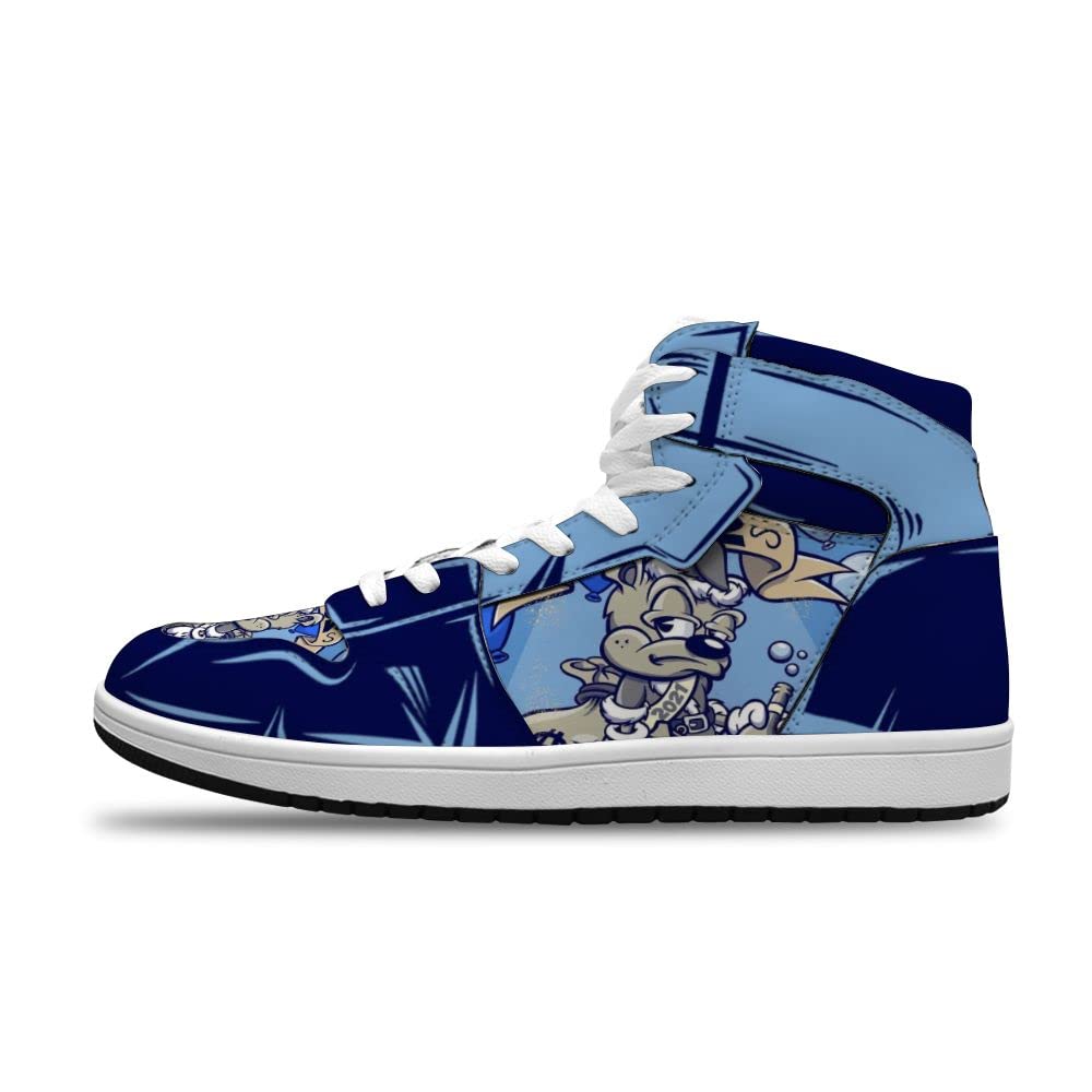 Custom Graffiti Streetwear Sneakers for Men & Women - Fashionable Anime Basketball Shoes - Perfect for Urban Fashion, Sports & Casual Wear