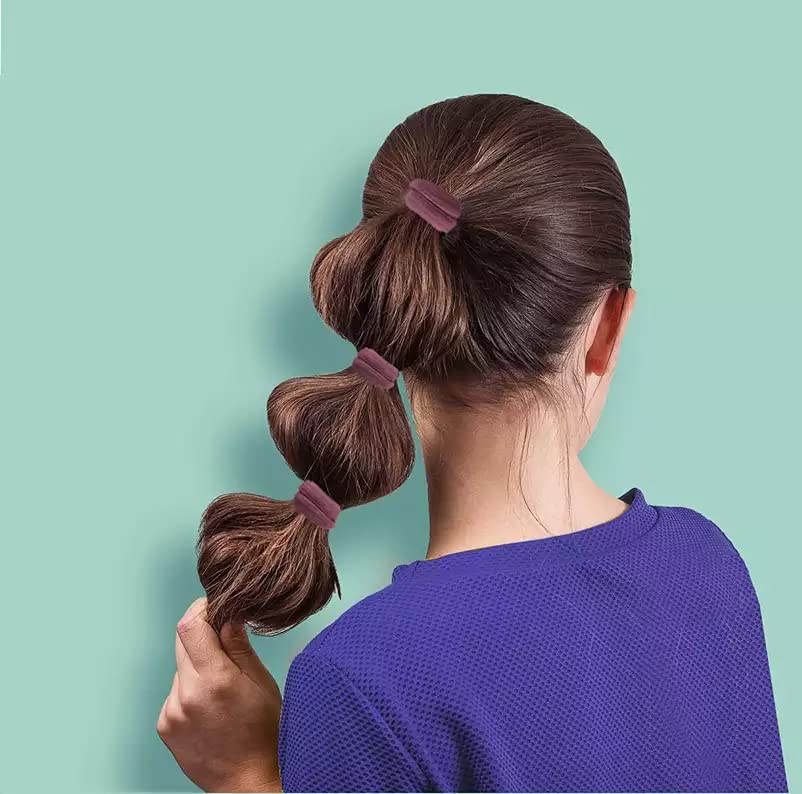 Premium Hair Ties Scrunchies for Women - Soft Elastic Ponytail Holders in 12 Candy Colors (Pack of 12) | Gym, Work, School & Everyday Use