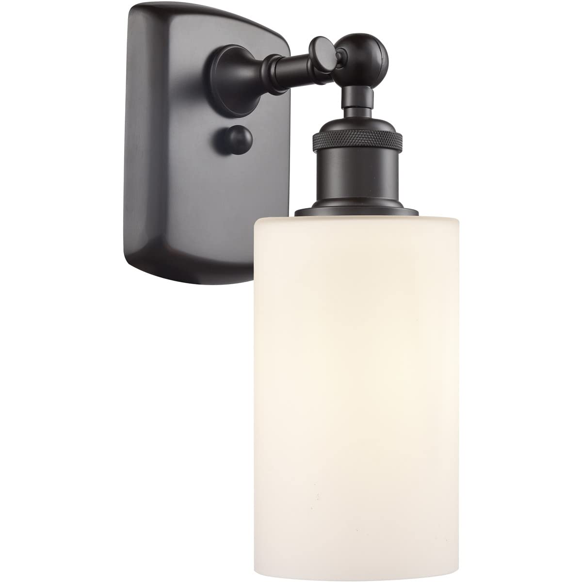 Ballston Collection Bronze/Dark Finish Transitional One Light Wall Sconce - Elegant Lighting for Bedroom, Hallway & Entryway (Model 516-1W-OB-G801)