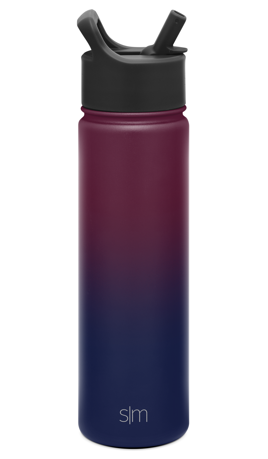 Summit Insulated Water Bottle with Straw Lid - Leakproof Stainless Steel Thermos for Hiking, Gym & Outdoor Activities