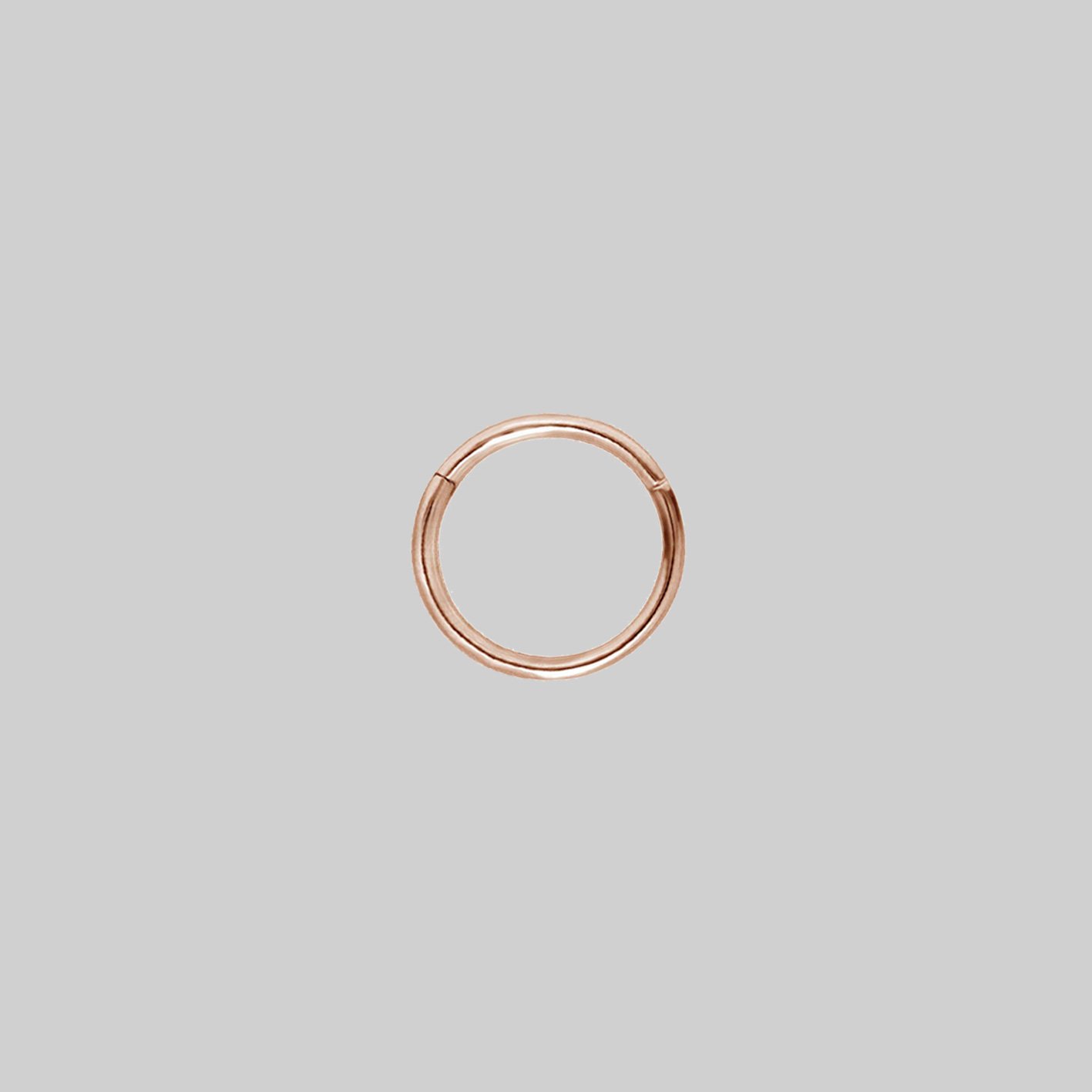 SASHA Rose Gold Clicker Ring - Adjustable Minimalist Nose Ring for Women | Perfect for Everyday Wear, Parties & Special Occasions