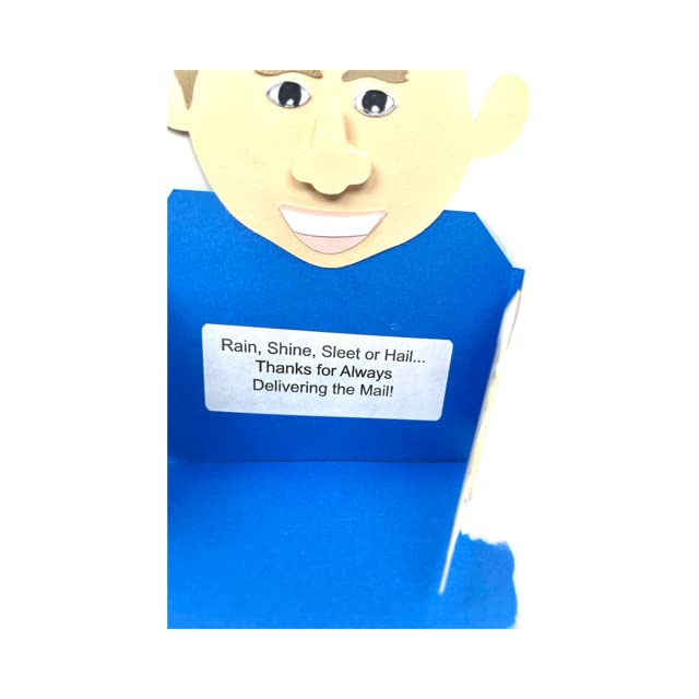 Thank You Mailman Card Holder & Money Holder - Perfect for Gifts, Tips, and Appreciation - Ideal for Postal Workers, Delivery Drivers, and Service Professionals