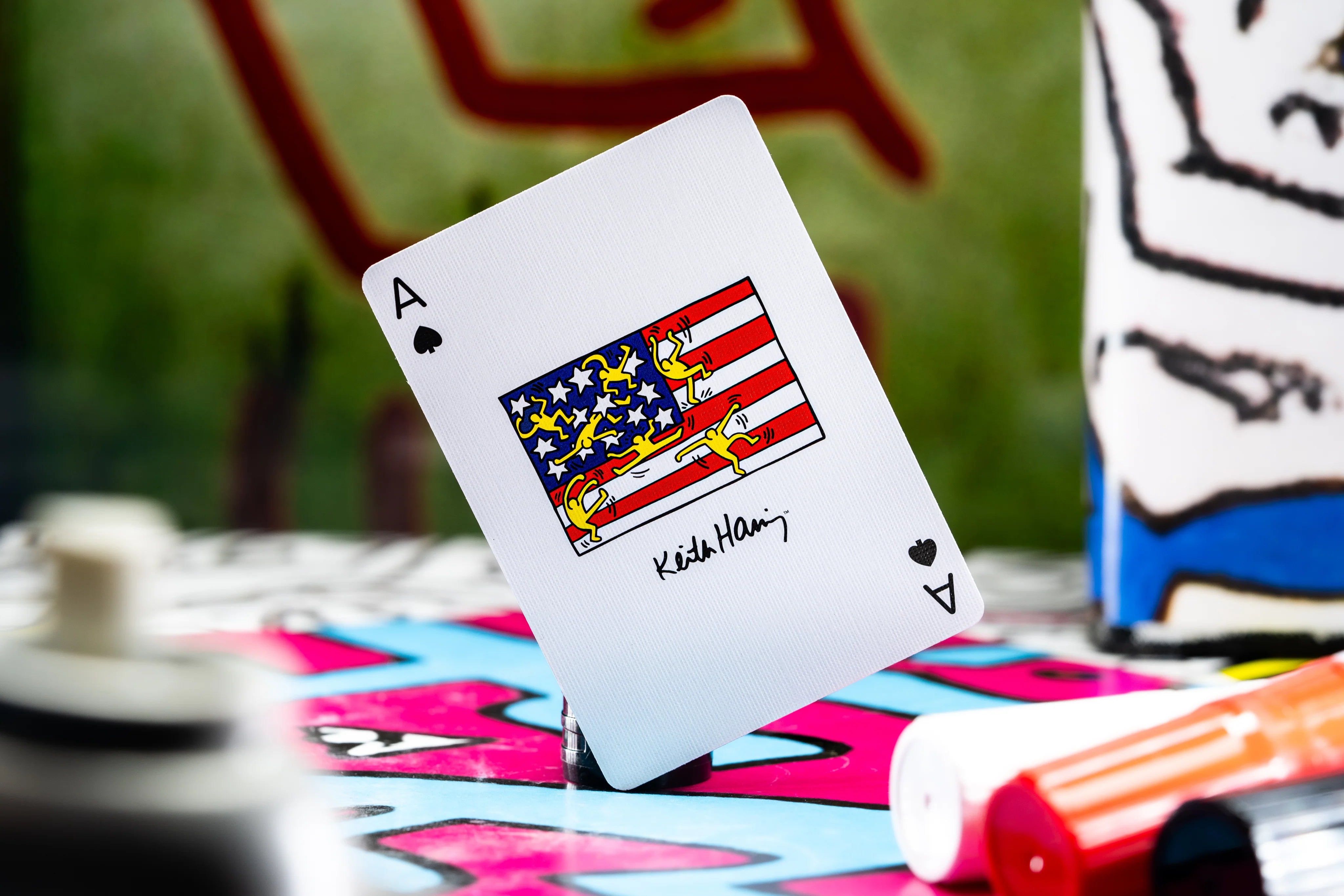 Keith Haring Playing Cards - Premium Collectible Card Deck for Poker, Blackjack & Game Nights - Unique Pop Art Gift for Card Game Lovers