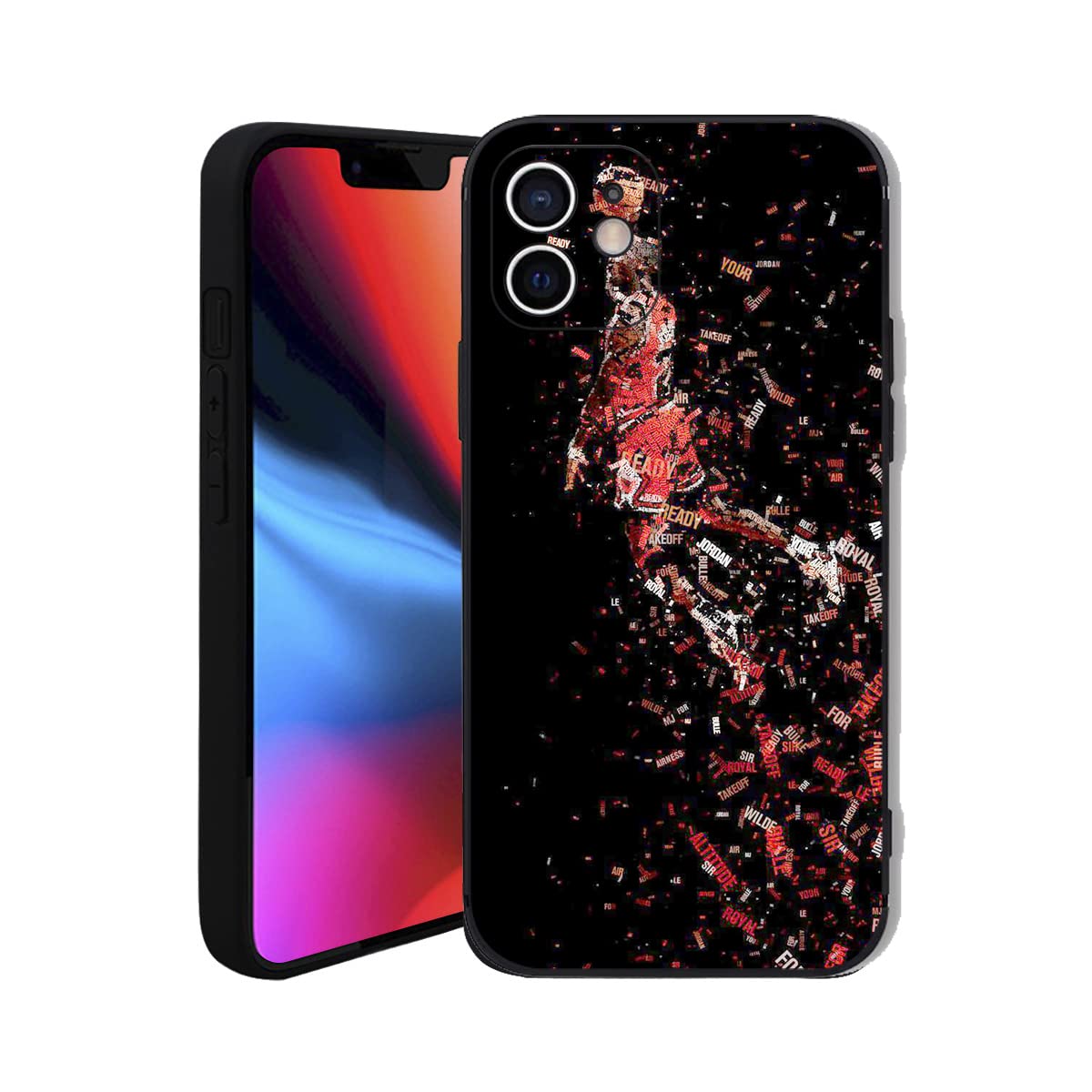iPhone 12 Case - Shockproof Basketball Design Protective Cover for Men & Women | Durable Phone Case for Sports, Outdoor & Daily Use