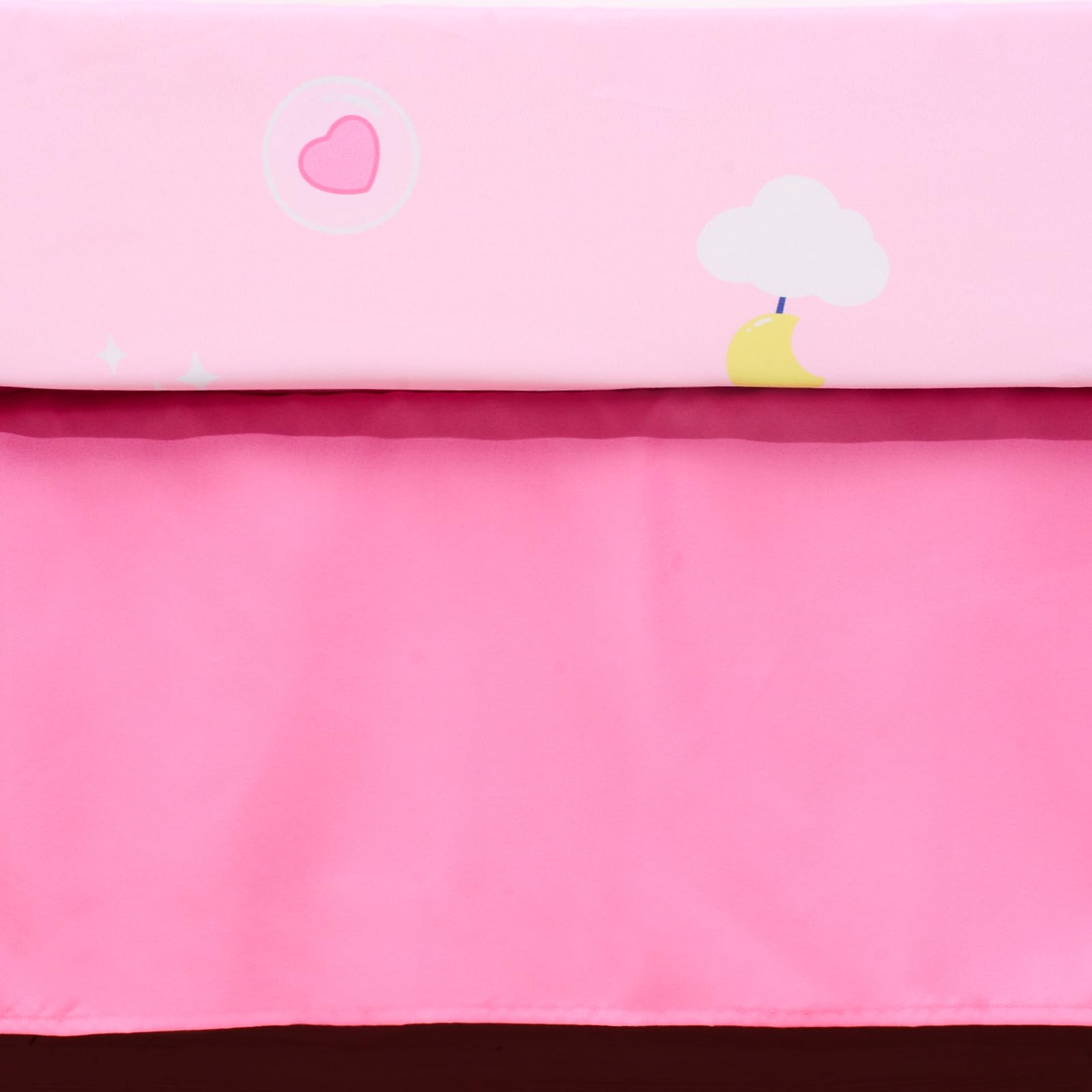 UOMNY 4-Piece Unicorn Crib Bedding Set for Baby Girls - Soft Comforter, Crib Sheet, Skirt & Pillowcase - Perfect for Nursery Decor & Newborn Gifts