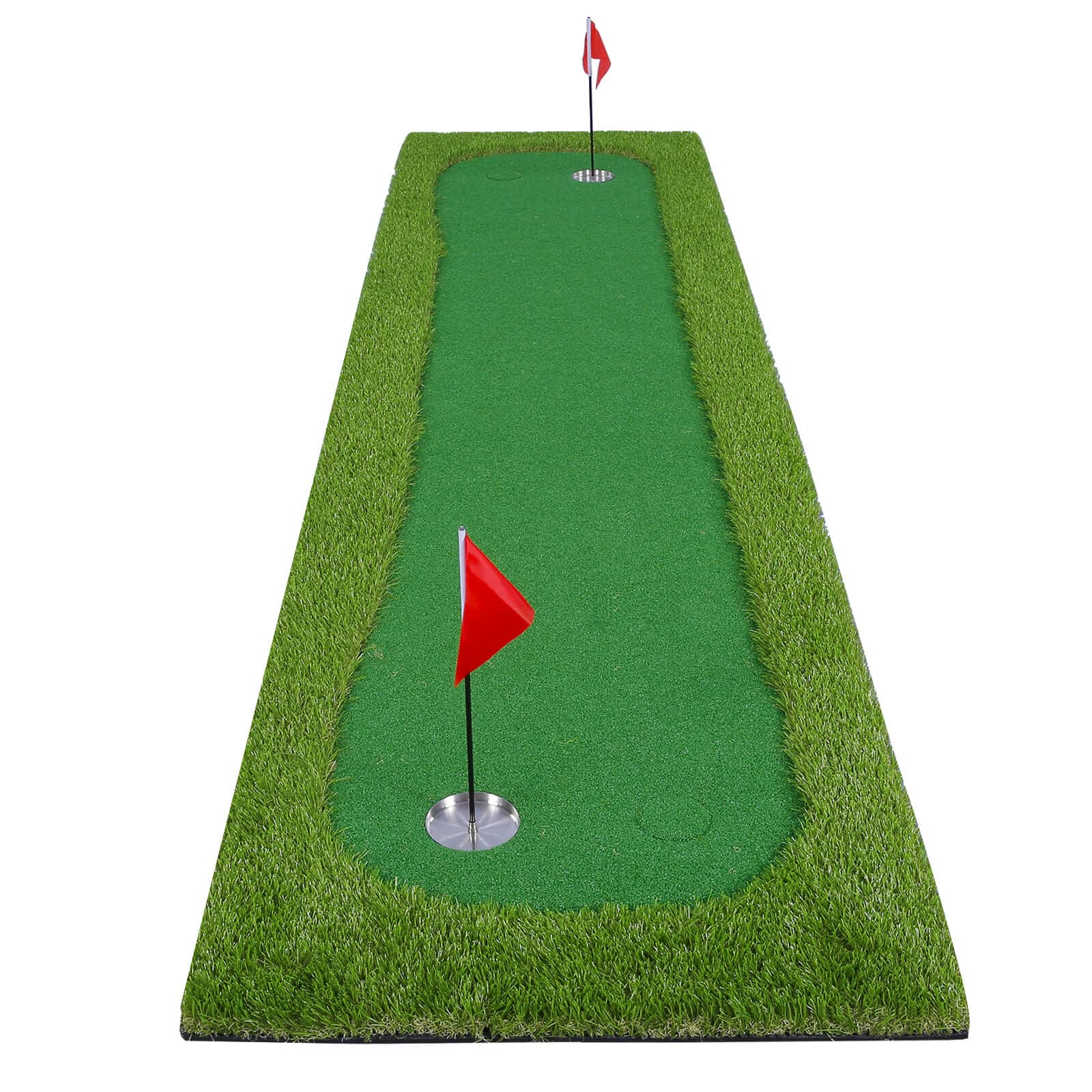 BOBURN Golf Putting Mat - Indoor/Outdoor Practice Green for Training