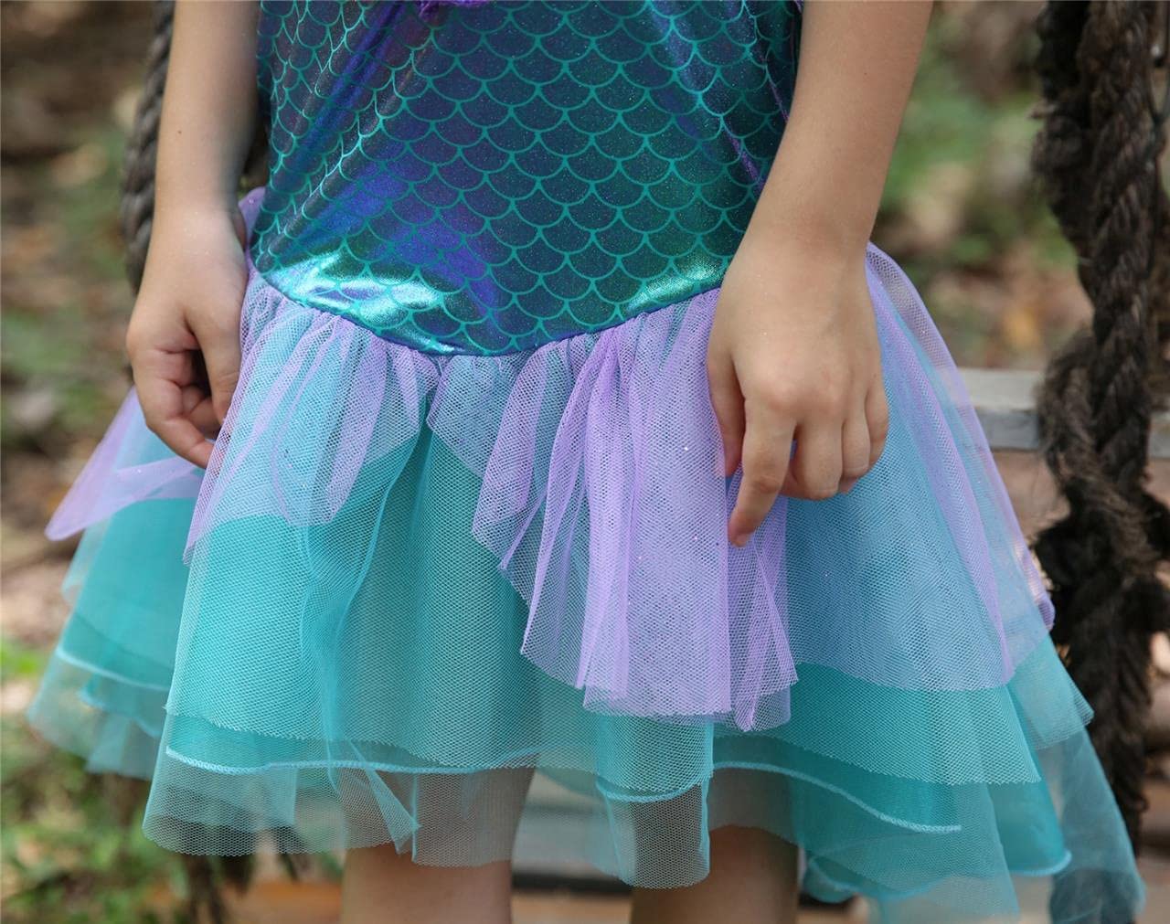 Elegant Daisy Princess Mermaid Dress for Toddler Girls | Halloween Costume & Birthday Party Outfit | Perfect for Dress-Up, Photo Shoots & Special Occasions
