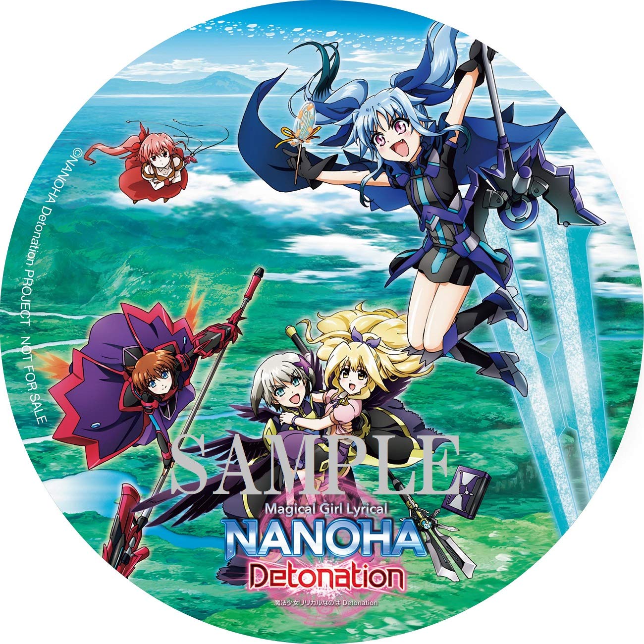 Magical Girl Lyrical Nanoha Detonation Blu-ray Super Special Edition - Japanese Anime with Original Jacket Illustration Badge Set (Limited Collector's Edition) | Perfect for Anime Fans, Gift Ideas & Home Theater Collections