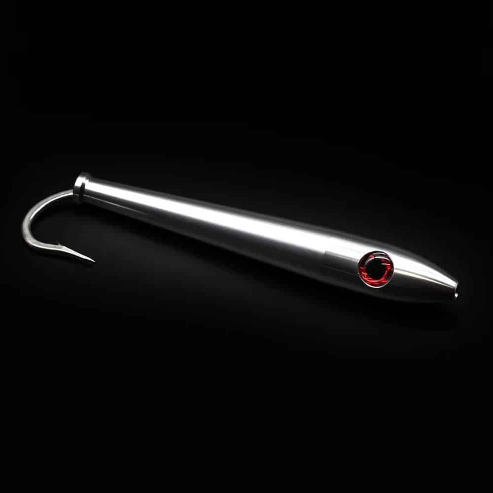 Premium Red Eye Aluminum Tuna Stick Trolling Lures for Saltwater Fishing - Ideal for Offshore, Deep Sea, and Big Game Fishing Adventures