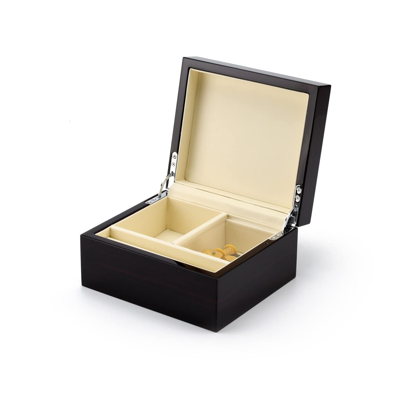 30-Note Musical Jewelry Box with Hi-Gloss Macassar Finish - Premium Gift for Women | Perfect for Jewelry Storage, Home Decor & Special Occasions