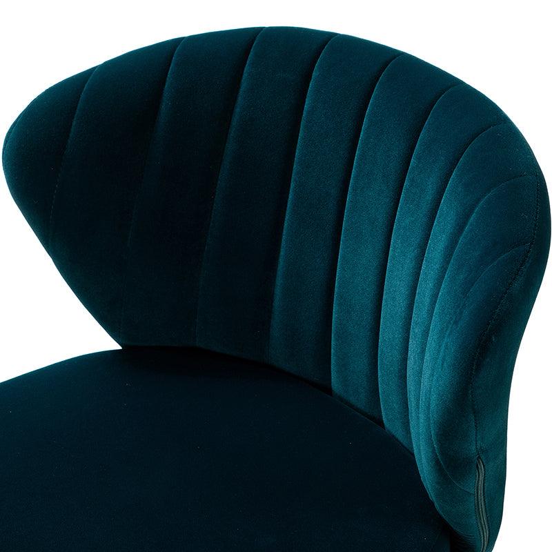 Premium Chandra Velvet Office Chair - Ergonomic Executive Desk Chair with Lumbar Support for Home & Office Workspaces - Comfortable Modern Computer Chair for Long Hours of Sitting