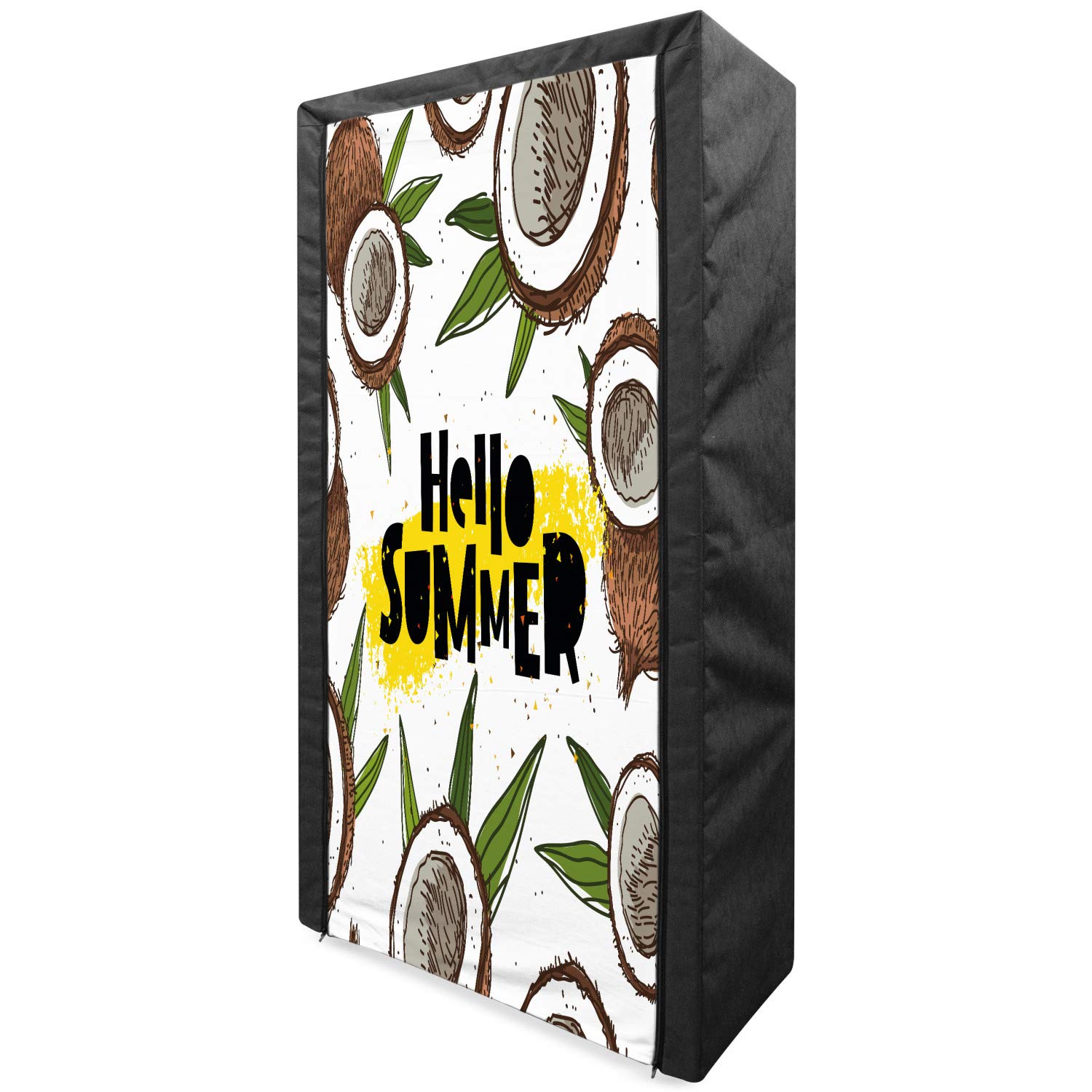 Ambesonne Hello Summer Portable Fabric Wardrobe - 33.5