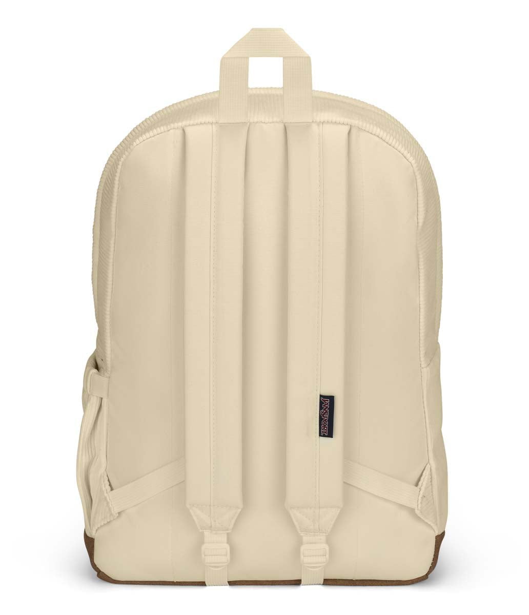 JanSport Right Pack Expressions Backpack - Coconut Corduroy Fabric, Lightweight Laptop School Bag for College Students & Travel, Perfect for Campus, Commuting & Outdoor Adventures