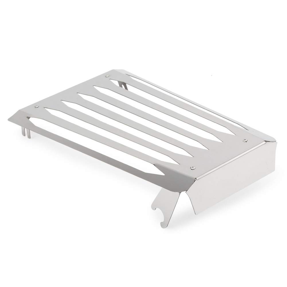 Honda Fury VT1300 Radiator Grill Cover (2010-2016) - Silver Motorcycle Guard Protector | Durable Metal Mesh Design | Perfect for Cruiser Bike Protection & Customization