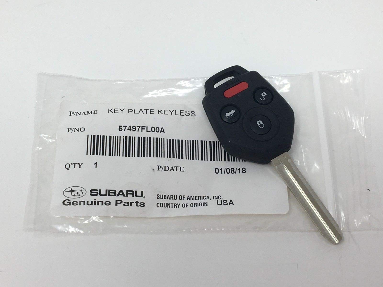 Genuine OEM Subaru Keyless Remote Head Key Blank - Compatible with 2017-2018 Impreza & 2018 Crosstrek | Replacement Car Key Fob for Easy Keyless Entry & Ignition