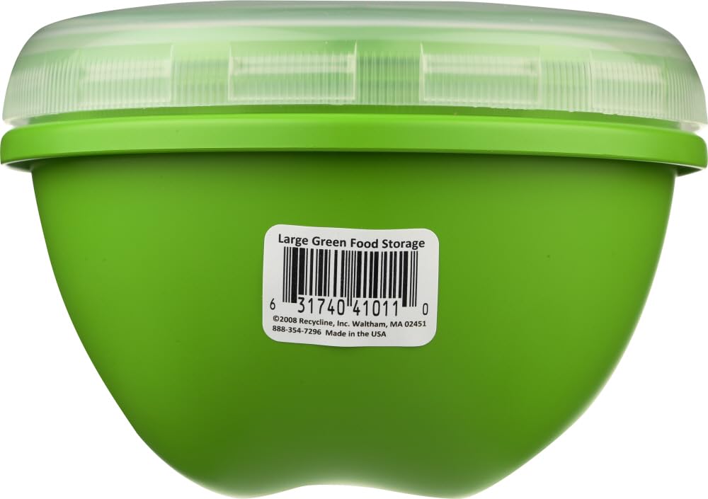 Eco-Friendly Large Round Food Storage Container Set of 22 - 25 Ounce Preserve Apple Green - Perfect for Meal Prep, Leftovers & Pantry Organization