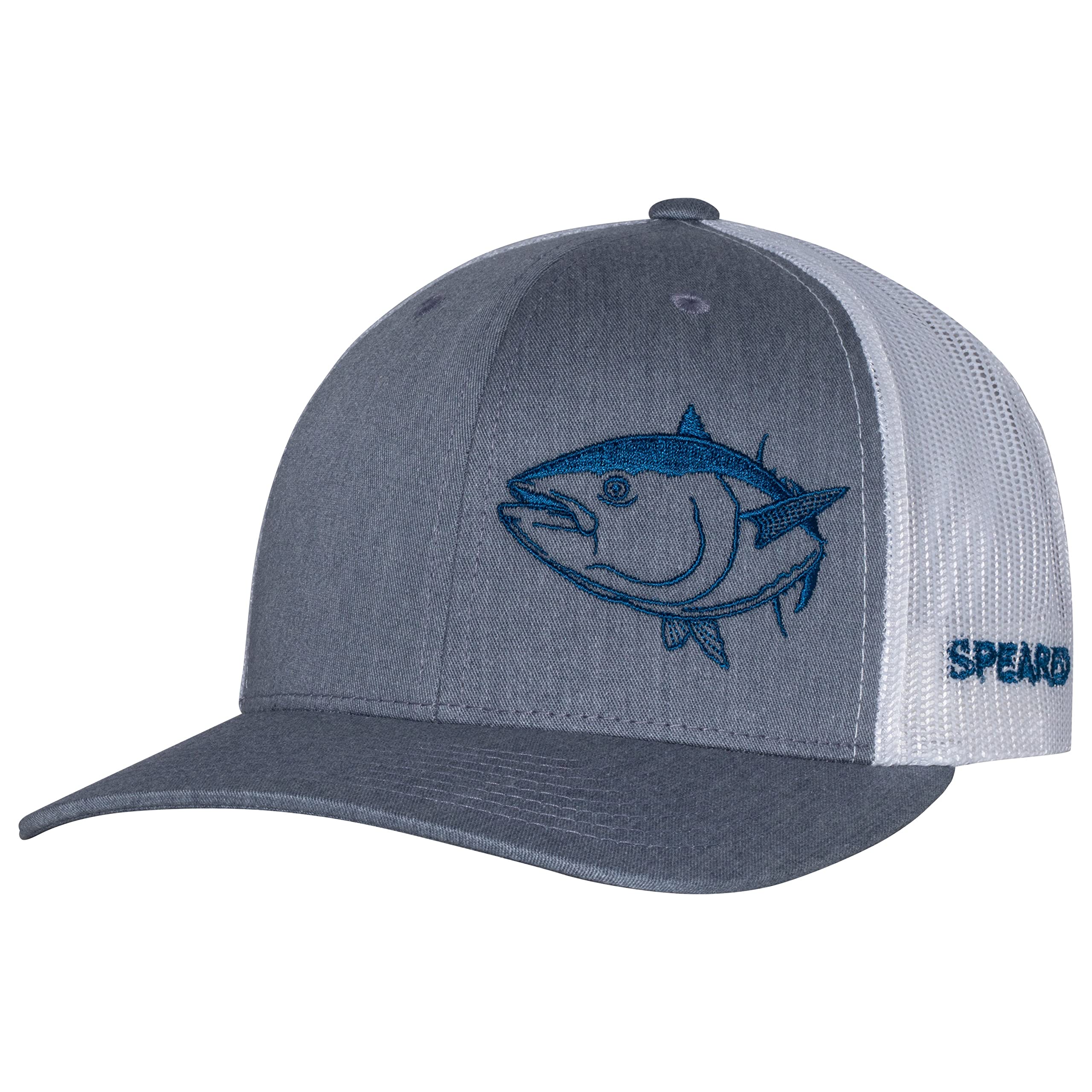 Bluefin Tuna Trucker Hat - Adjustable Snapback Cap for Fishing & Spearfishing | Perfect for Outdoor Adventures & Sport Fishing Enthusiasts
