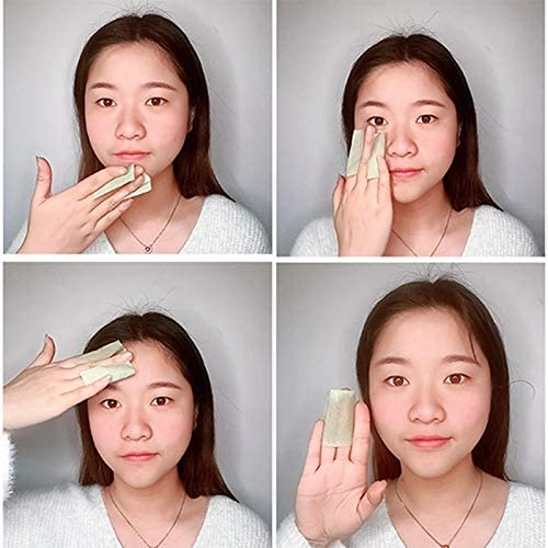 Sileni 100 Count Oil Blotting Sheets for Oily Skin - Green Tea Facial Blotting Papers (10cmx7cm) | Absorbs Excess Oil & Shine | Perfect for On-the-Go Makeup Touch Ups & Travel Skincare