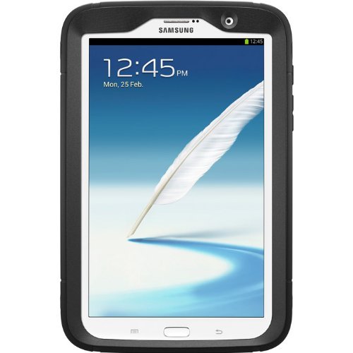 OTTERBOX DEFENDER SERIES Protective Case for Samsung Galaxy Note 8.0 Tablet - Rugged Shockproof Cover with Screen Protector (Black) | Perfect for Outdoor Activities, Travel & Everyday Use
