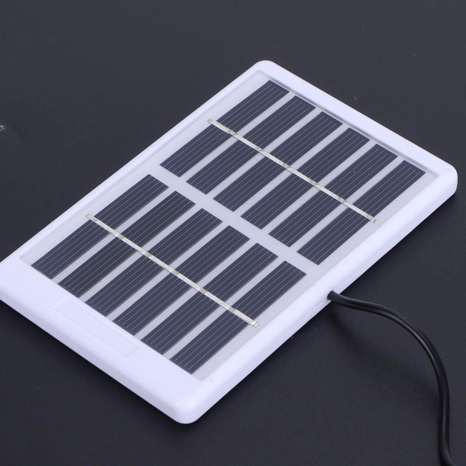 1.2W 6V Solar Panel Battery Charger - Polycrystalline Silicon with Corrosion Resistance & Mini USB Port - Ideal for Home Lighting, Outdoor Camping, and Low-Power Devices