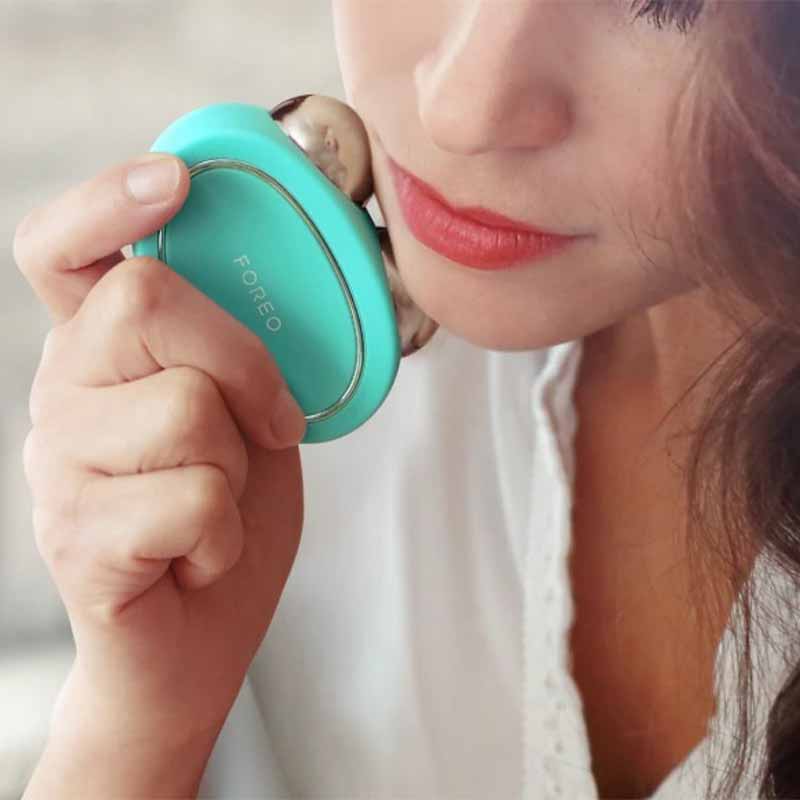 Foreo Bear Microcurrent Facial Toning Device - Anti-Aging & Skin Tightening for Wrinkles - At-Home Skincare Treatment for Face & Neck - Perfect for Daily Beauty Routine & Spa Night