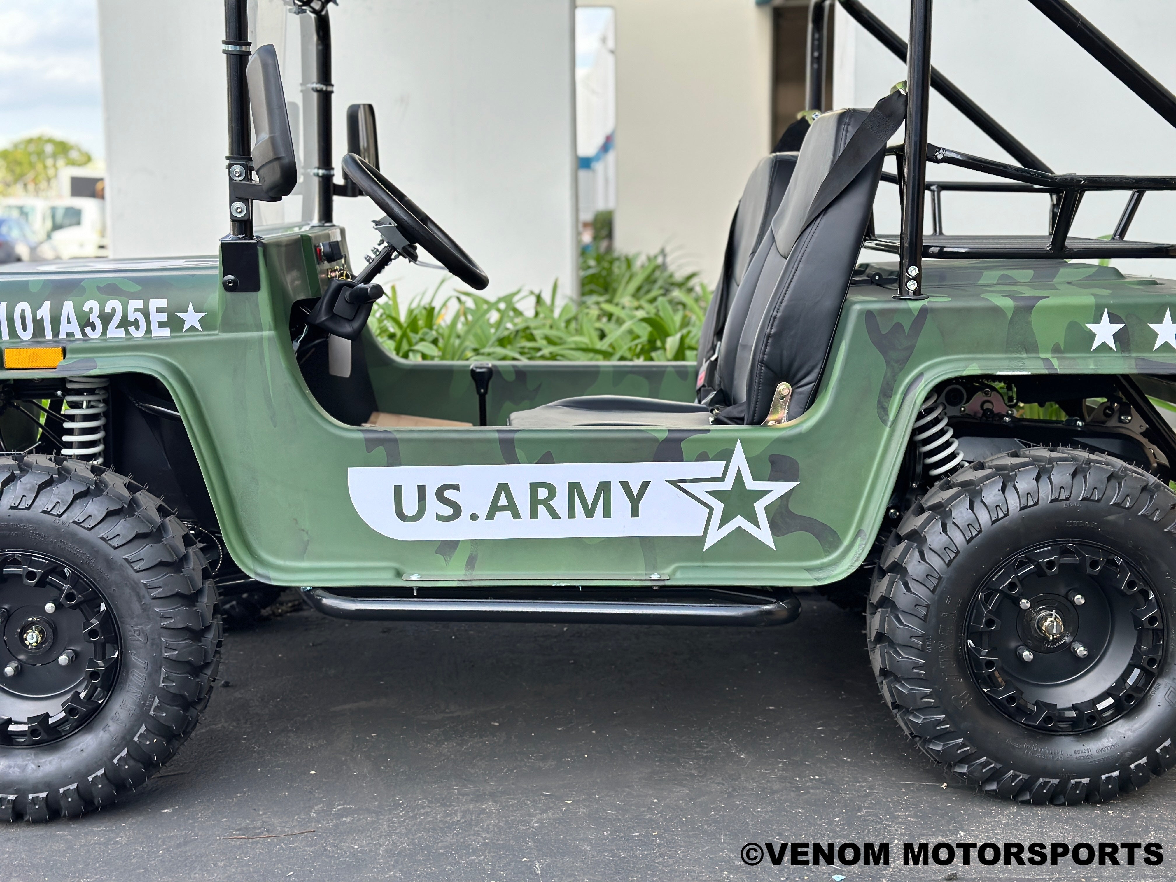 Venom 200cc Mini Jeep - Willys Edition, Full Size Automatic Off-Road Vehicle for Kids & Adults - Perfect for Backyard, Camping & Trail Adventures