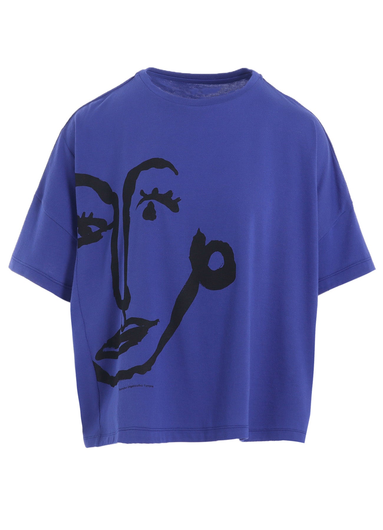CR Jersey Face Print Wide Short Sleeve Shirt - Trendy Graphic Tee for Casual Wear, Street Style & Summer Outfits