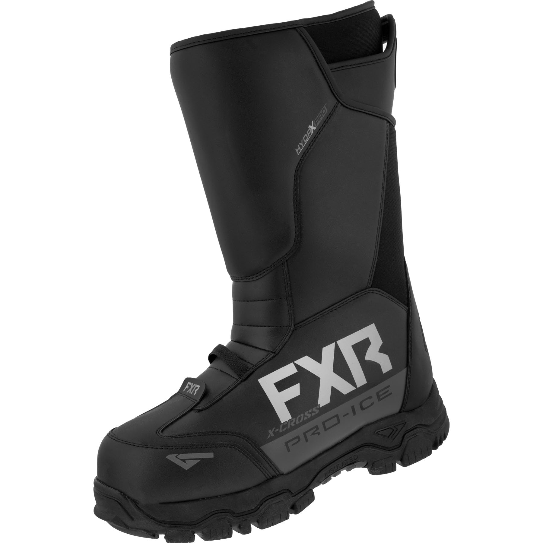 FXR X-Cross Pro-Ice Hockey Boots 2025 - Black (Men's 9/Women's 11) - Premium Ice Skating Shoes for Hockey Players & Winter Sports Enthusiasts