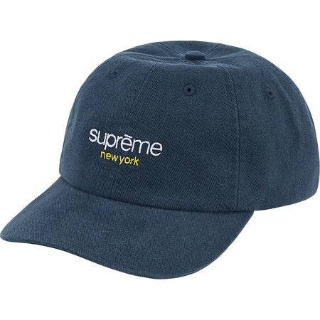 Supreme Classic Logo 6-Panel Navy Snapback Hat - Streetwear Fashion Cap for Men & Women | Perfect for Hip-Hop, Skateboarding & Urban Style