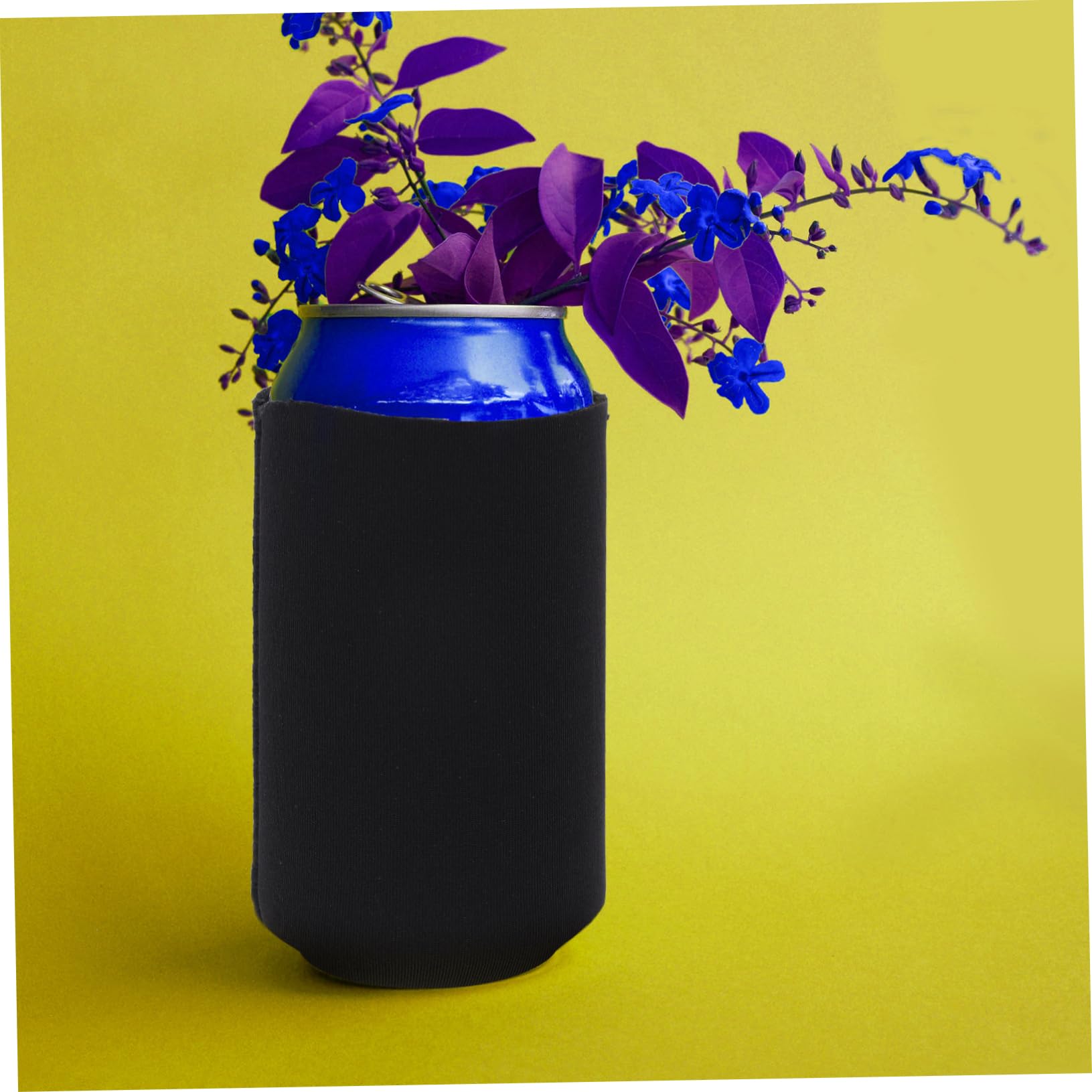 14Pcs Black Beer Bottle Covers & Can Sleeves for Party Decor