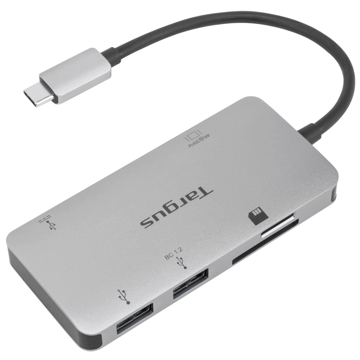 USB C Hub with 4K HDMI, 100W PD Charging, SD/TF Card Reader - 6-in-1 Multi-Port Adapter for MacBook Pro/Air, iPad Pro, Dell XPS, Galaxy S22 - Perfect for Home Office, Travel & Video Conferencing