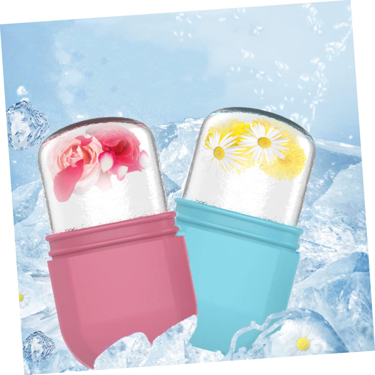 Unicorn Ice Roller for Face - Silicone Ice Face Massager & Beauty Tool with Ice Tray - Reduce Puffiness, Soothe Skin & Refresh Eyes - Perfect for Morning Routine & Post-Workout Skin Care
