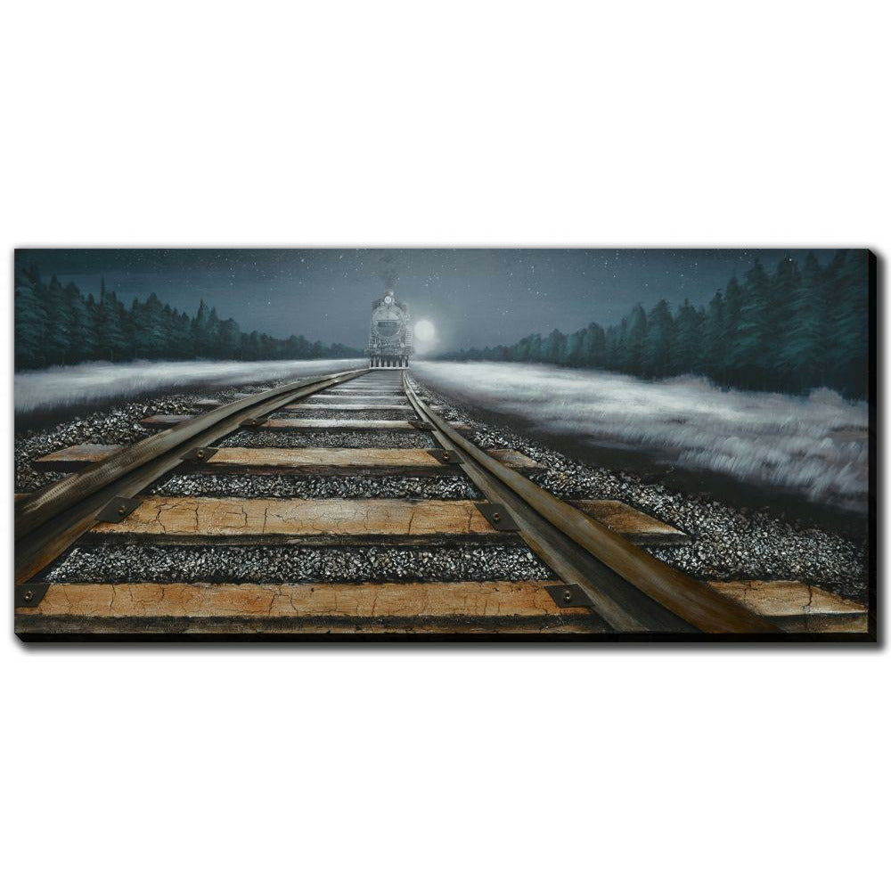 Night Train - High-Quality Model Train Set for Collectors & Hobbyists | Perfect for Home Displays, Holiday Decor & Railroad Enthusiasts