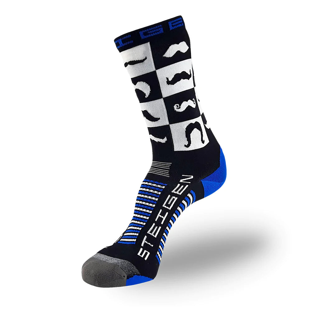 Steigen 3/4 Cushioned Athletic Socks for Running, Hiking & Sports - Breathable Performance Socks for Men & Women - Ideal for Gym, Workouts & Outdoor Activities