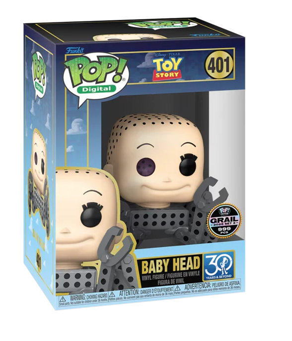 Exclusive Toy Story Baby Head NFT Redemption 999-Piece Limited Edition Funko Pop Collectible - Perfect for Disney Fans, Toy Story Collectors & NFT Enthusiasts (Great for Display, Gifts & Investment)