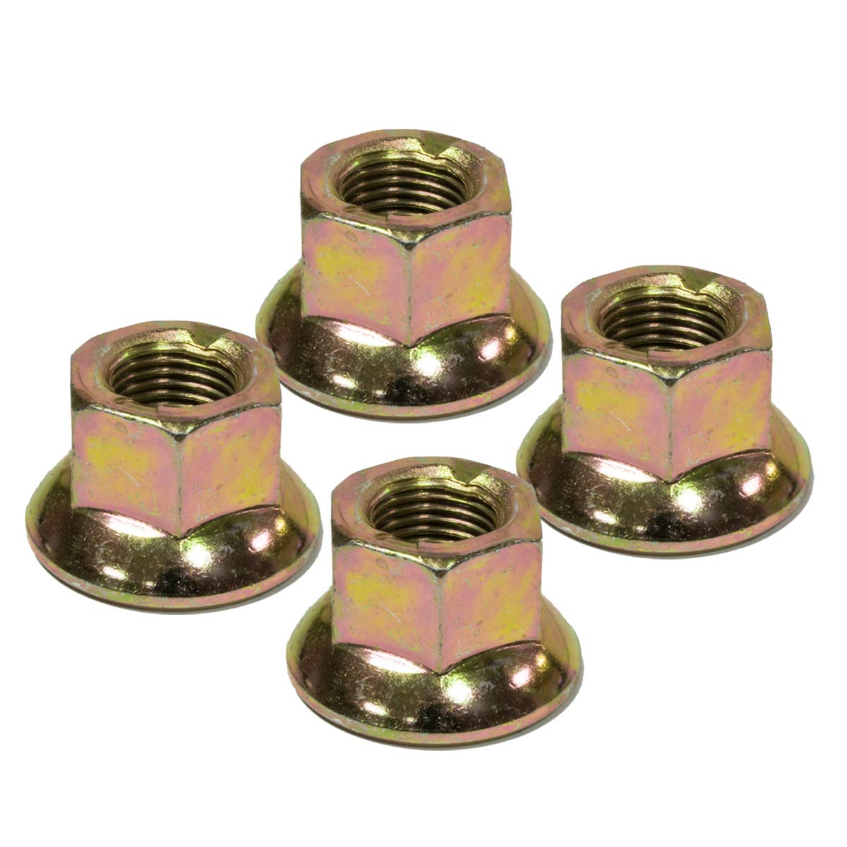 4PK Pulley Lock Nuts Compatible with AYP 137266, 139729, 532137266, 532139729 - Replacement Parts for Lawn Mower & Garden Equipment Maintenance