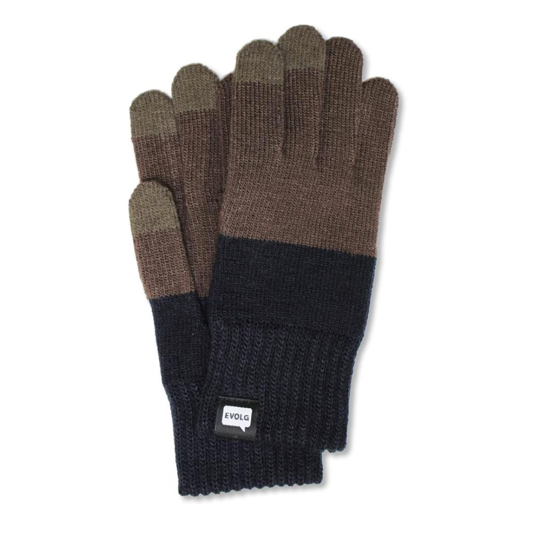 2Ton Knit Gloves for Men & Women - Olive Gray & Navy Color Options - Warm Winter Work Gloves for Construction, Gardening, and Outdoor Activities