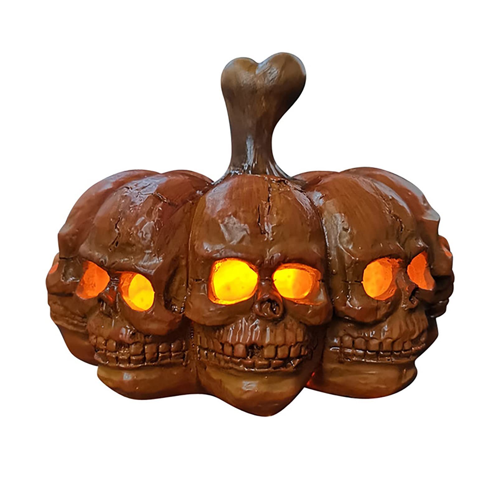 Halloween Skull Pumpkin LED Lamp Shade - Electronic Candle for Spooky Home Decor, Ghost Festival Gift | Perfect for Party, Haunted House & Seasonal Decoration