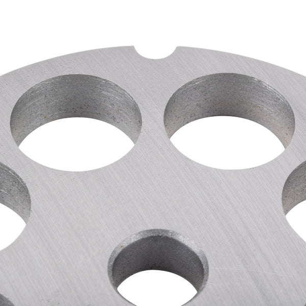 Globe L00781 Stainless Steel Meat Grinder Plate - Heavy Duty Grinding Disc for Home Kitchen & Commercial Use | Perfect for Ground Beef, Sausage & Burger Patties