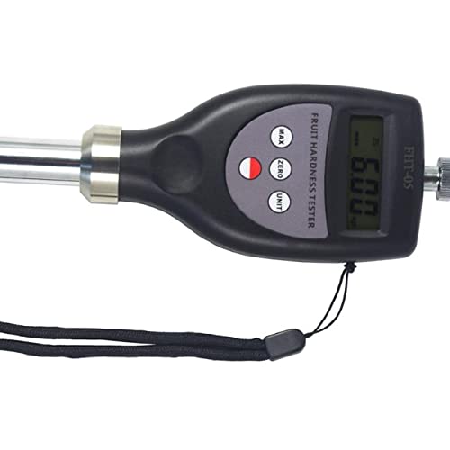 FHT-05 Digital Fruit Hardness Tester | Portable Penetrometer for Apples, Pears, Avocados | Handheld Fruit Firmness Meter for Quality Control in Orchards & Farmers Markets