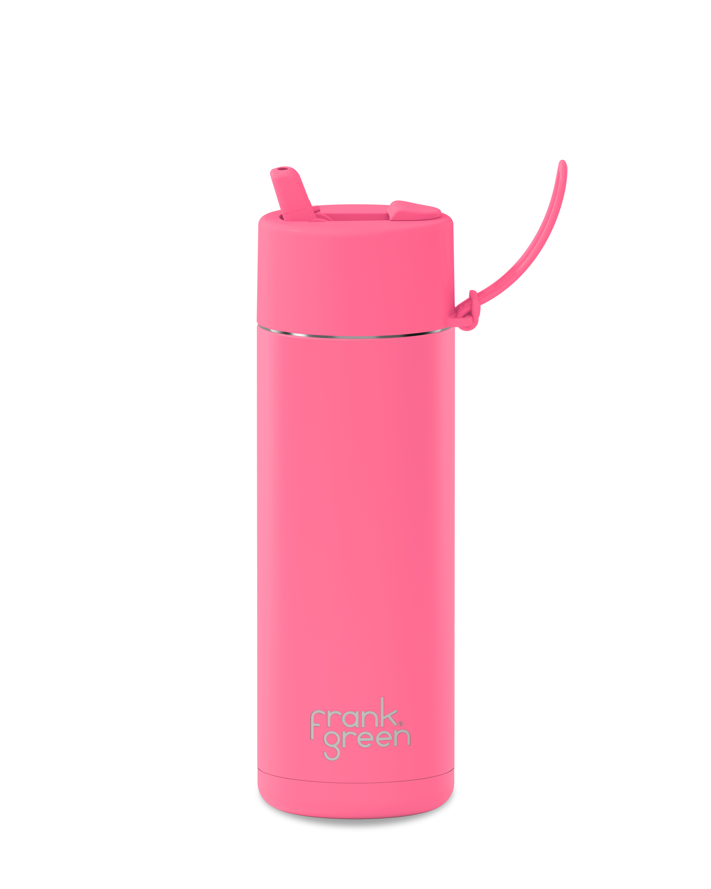 20oz Ceramic Reusable Water Bottle - 595ml Insulated Bubblegum Blast Color | Eco-Friendly Travel, Gym & Office Hydration Bottle