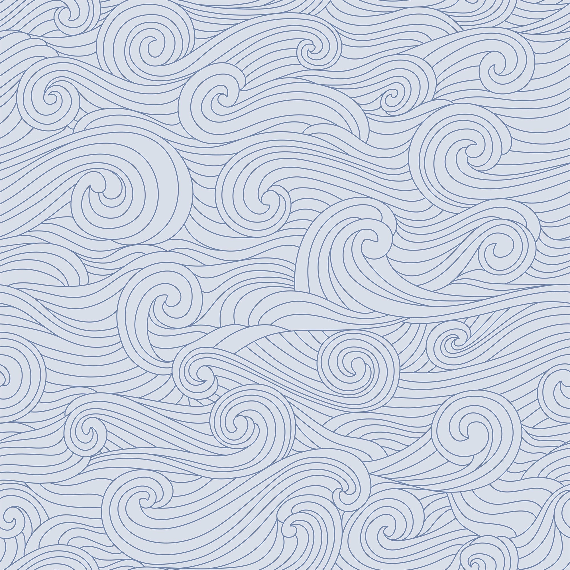 Blue Bathroom Wallpaper Sample - Waterproof & Peel-and-Stick - Perfect for Bathrooms, Kitchens & Accent Walls