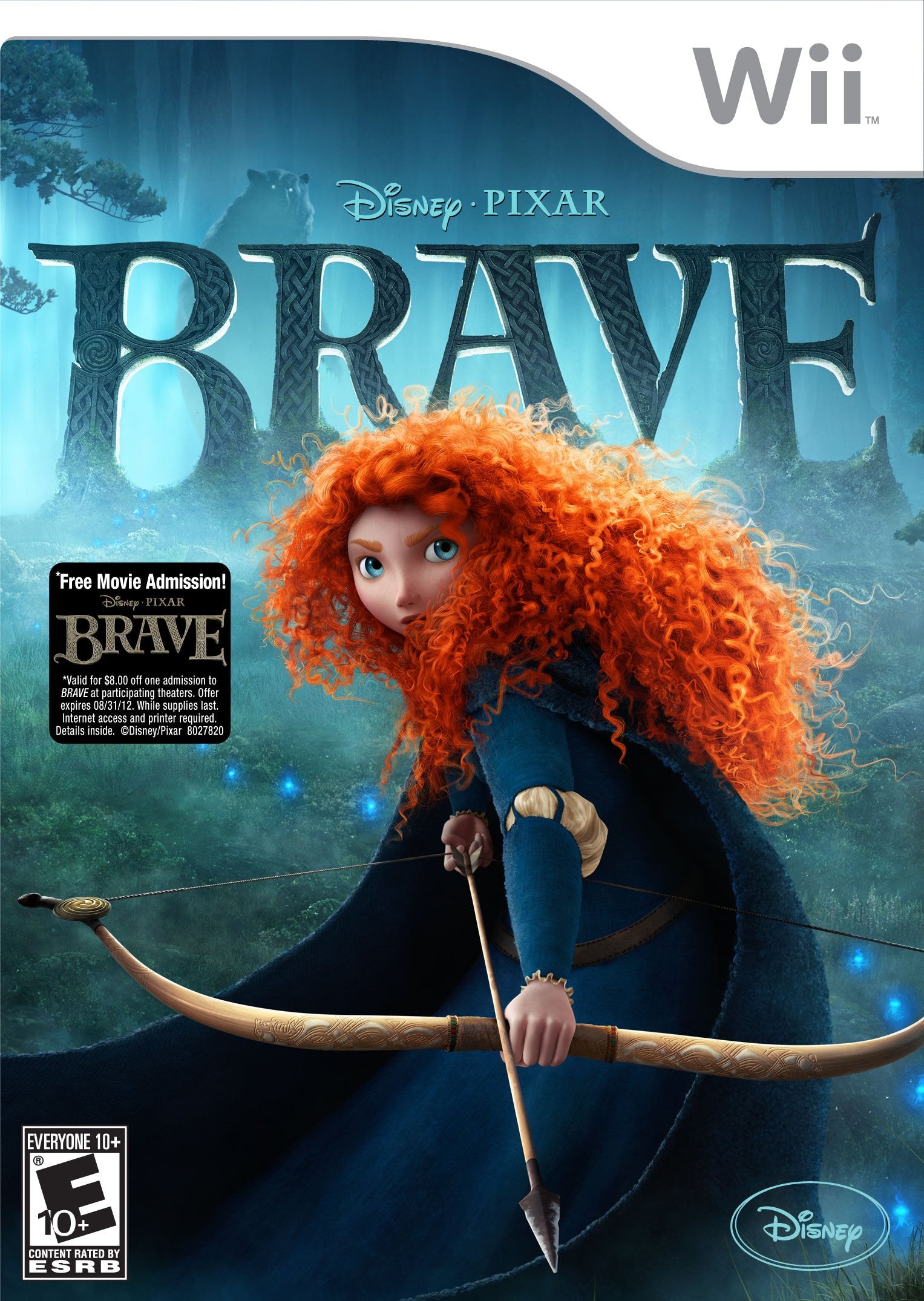 Nintendo Wii Brave Game PAL Version - Action-Adventure Game for Kids & Adults - Perfect for Family Game Nights & Solo Play