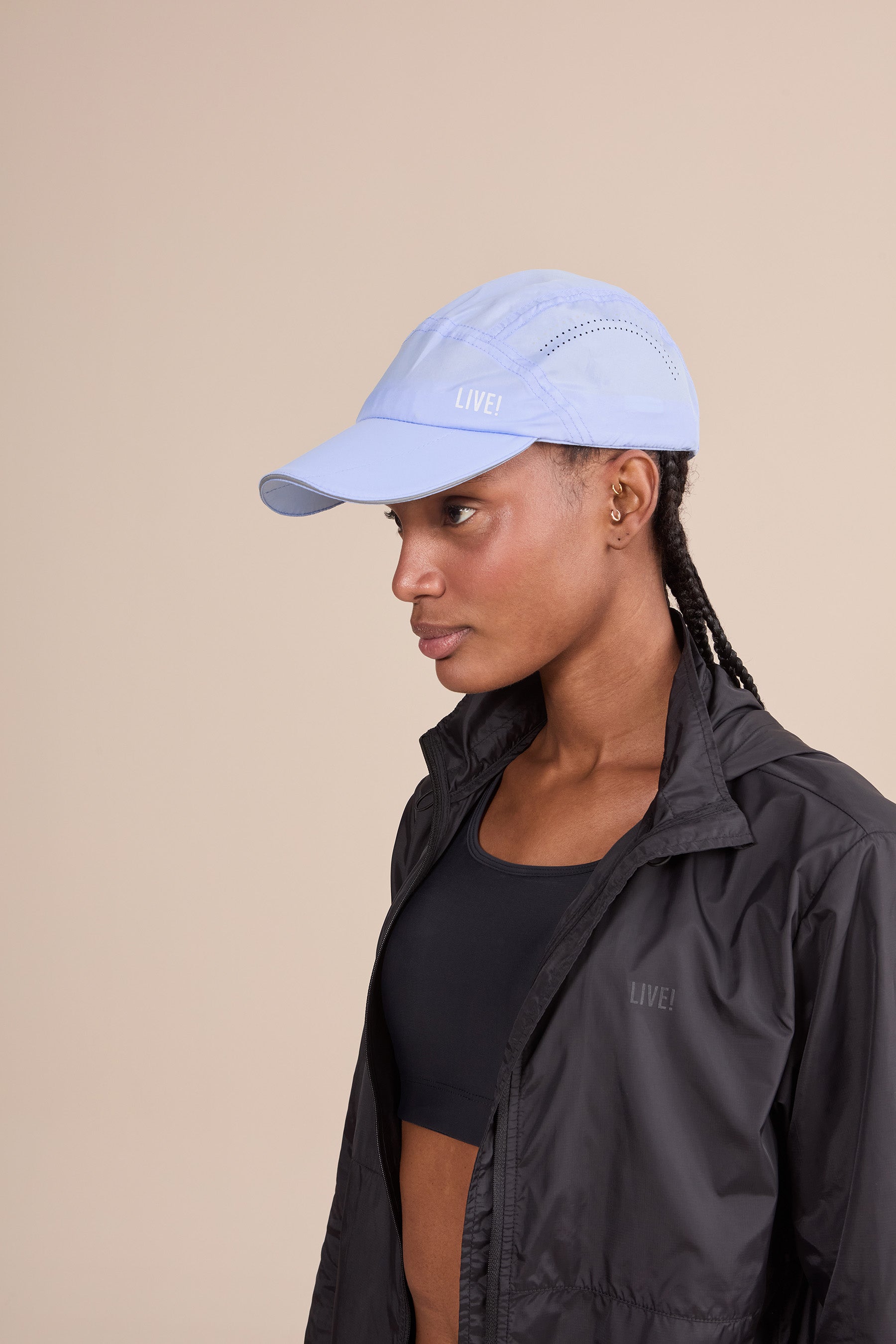 Unisex Reflective Running Cap - High Visibility Lightweight Breathable Hat for Jogging, Cycling & Outdoor Sports