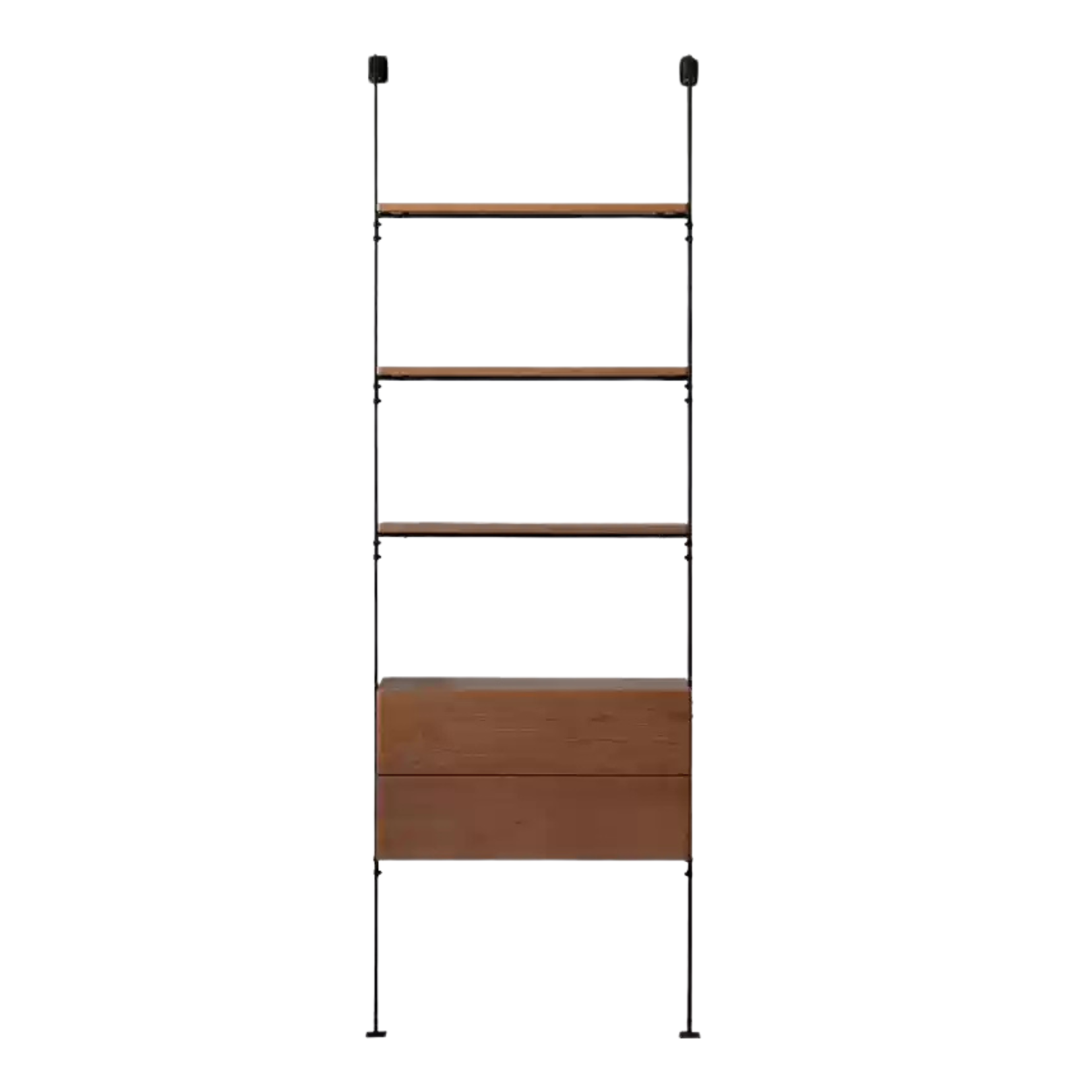 28.3x12.6x87.8 inch / 72x32x223 cm / walnut color / single row with drawer