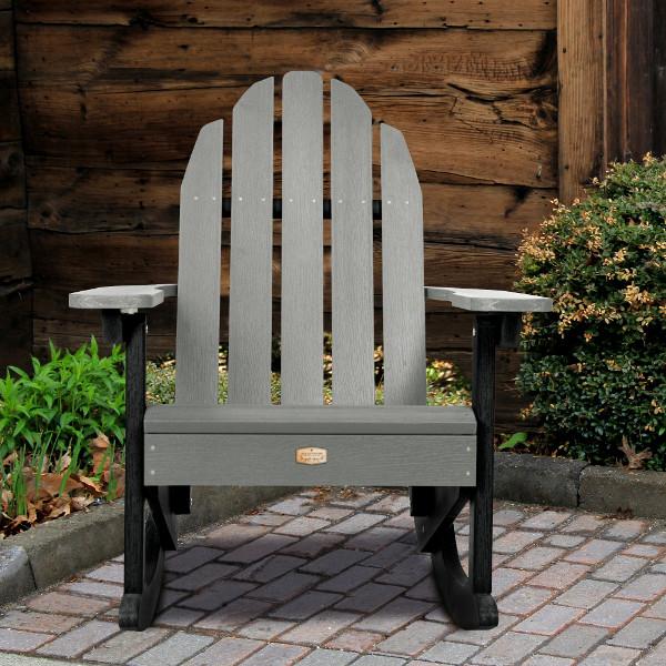 Premium Adirondack Rocking Chair - Solid Wood Outdoor Rocker for Patio, Garden & Porch - Comfortable & Durable for Relaxing, Reading & Enjoying Nature