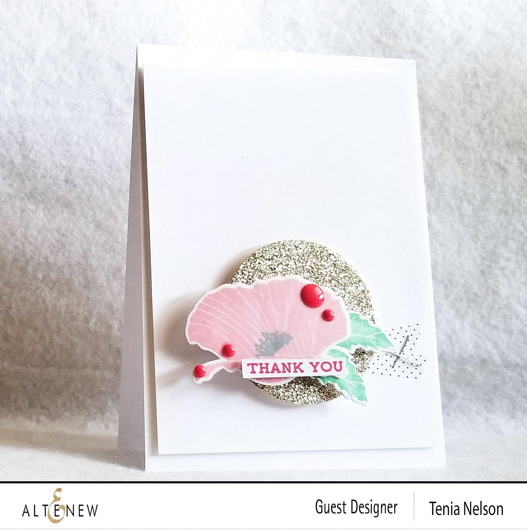 Mini Delight: Poppy Stamp & Die Set for Card Making, Scrapbooking & DIY Crafts - Perfect for Handmade Greeting Cards, Wedding Invitations & Paper Crafts